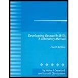 Developing Research Skills: A Laboratory Manual