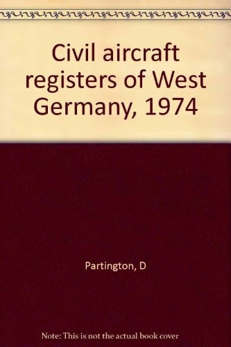 Civil Aircraft Registers of West Germany, 1974