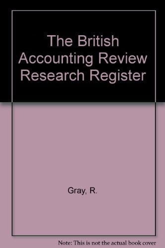 The British Accounting Review Research Register 1990