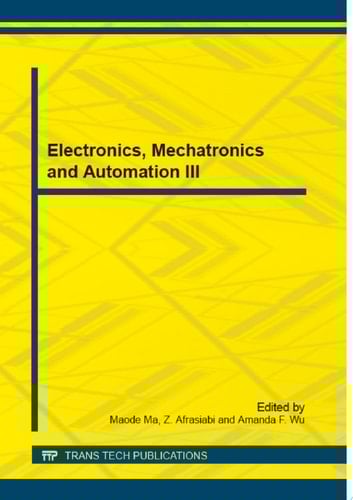 Electronics, Mechatronics and Automation III