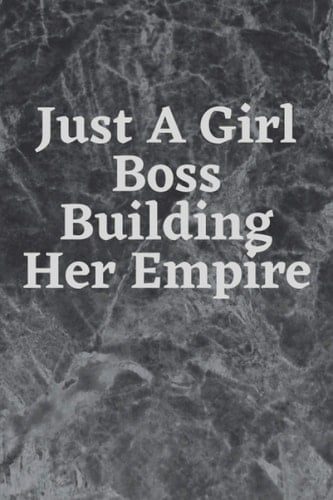 Just A Girl Boss Building Her Empire: Blank Lined notebook Journal-Entrepreneurial Women. Great for taking notes, goals, business plan, ideas... .Soft Cover - matt Finish (French Edition)