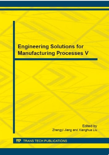 Engineering Solutions for Manufacturing Processes V