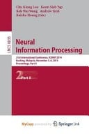 Neural Information Processing 21st International Conference, Iconip 2014, Kuching, Malaysia, November 3-6, 2014. Proceedings, Part II