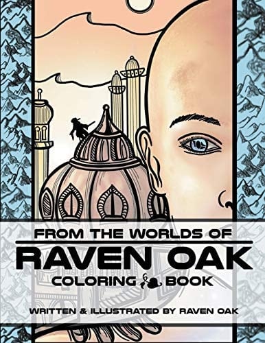 From the Worlds of Raven Oak Coloring Book