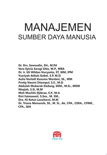 Manajemen Sumber Daya Manusia 2023