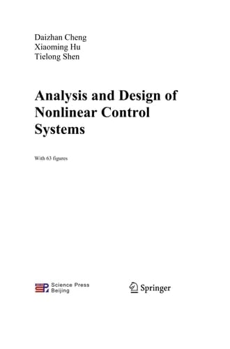 Analysis and Design of Nonlinear Control Systems