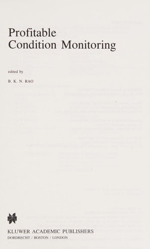 Profitable Condition Monitoring