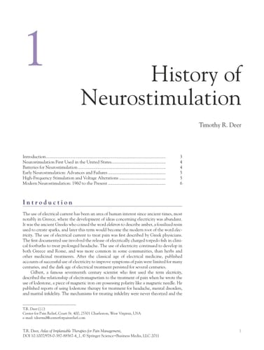Atlas of Implantable Therapies for Pain Management