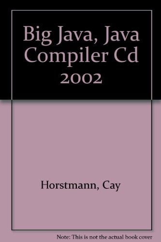 Big Java/Java Compiler CD 2002