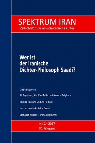 Wer ist der iranische Dichter-Philosoph Saadi?