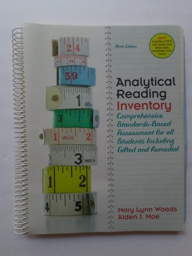Analytical Reading Inventory Comprehensive Standards-based Assessment for All Students Including Gifted and Remedial