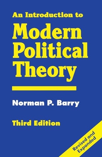 An Introduction to Modern Political Theory
