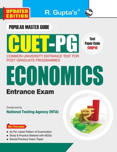 CUET-PG: MA/M.Sc Economics (Test Paper Code PGQP44) Entrance Exam Guide