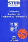 Landesrecht Mecklenburg-Vorpommern 2001.