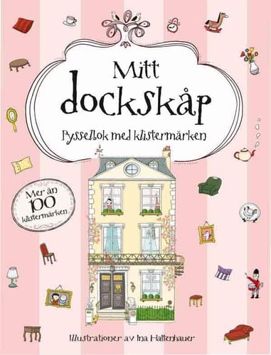 Mitt dockskåp pysselbok med klistermärken