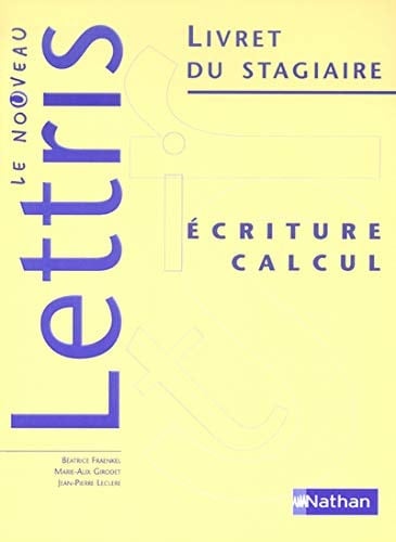 Le Nouveau Lettris Livret du stagiaire 4 exemplaires