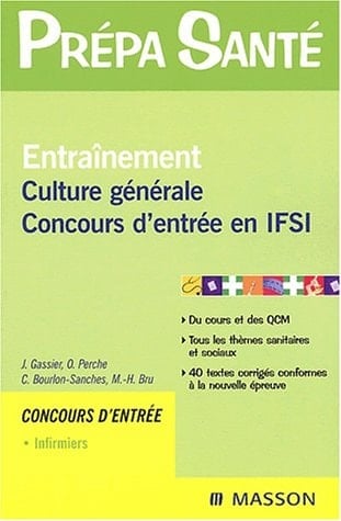 Entraînement culture générale concours d'entrée en IFSI