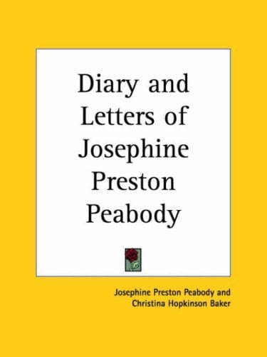 Diary & Letters of Josephine Preston Peabody 1925