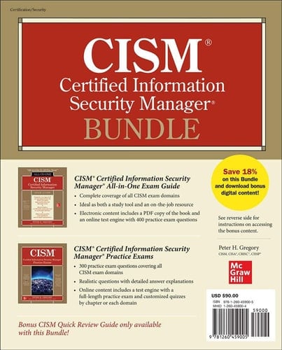 CISM Certified Information Security Manager Bundle