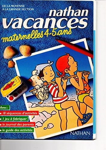 Nathan vacances Maternelles 4-5 ans