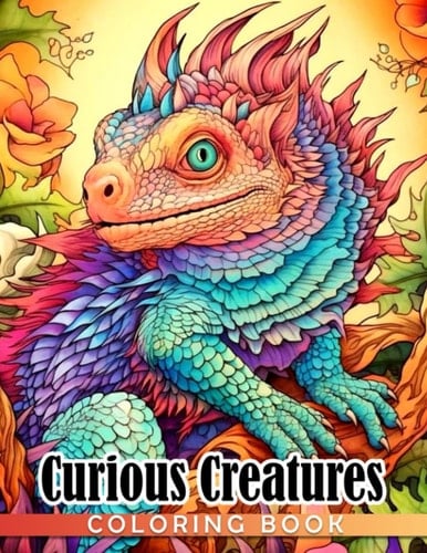 Curious Creatures Coloring Book: Relax with the gift for all ages Adventure Colouring Book Curious Creatures, perfect for kids and adults to draw and unwind.