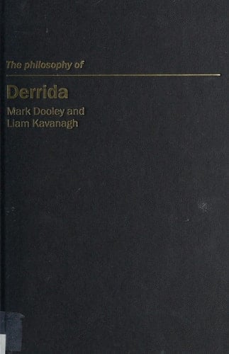 The Philosophy of Derrida: Death and difference : philosophy and language