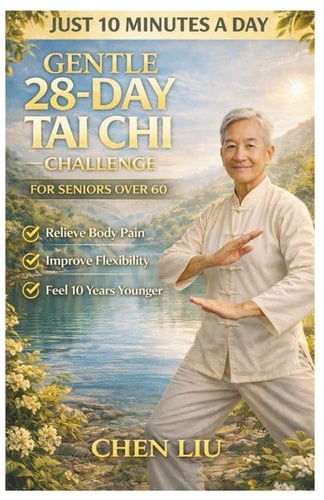 Gentle 28-Day Tai Chi Challenge for Seniors over 60: 10-Minute Daily Routines to Regain Balance, Prevent Falls, Relieve Joint Pain, Reduce Stress, and ... Step-by-Step Illustrations & Video Tutorials