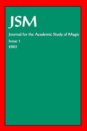 Journal For the Academic Study of Magick 1
