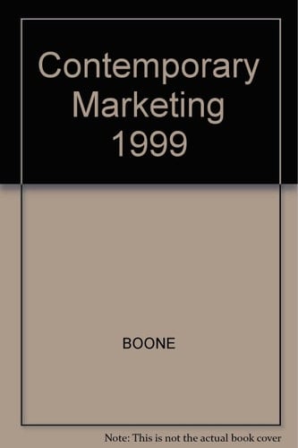 Contemporary Marketing 1999
