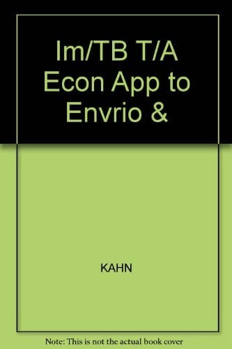 Im/Tb T/a Econ App to Envrio