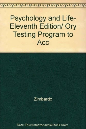 Psychology and Life : Ory Testing Program