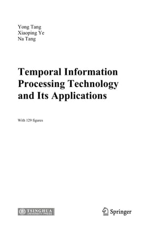 Temporal Information Processing Technology and Its Applications