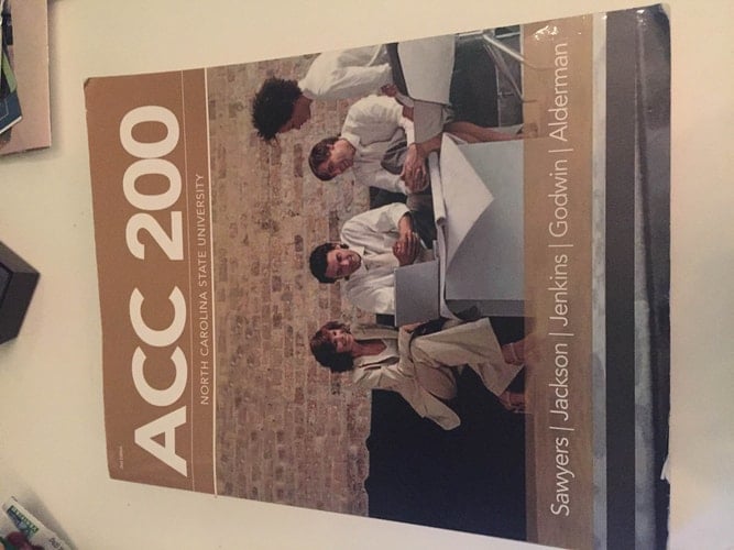 ACC 200 Managerial Accounting, 2nd Edition (Custom for North Carolina State Univeristy