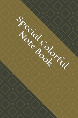 Special Colorful Note Book