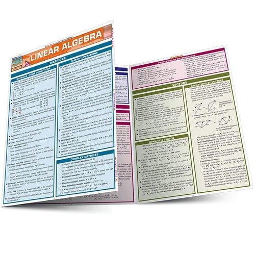 Linear Algebra QuickStudy Laminated Reference Guide (QuickStudy Academic)