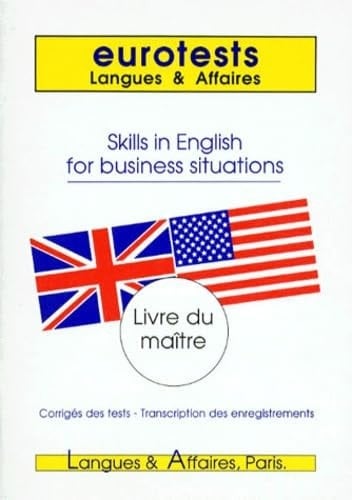 Cours de préparation aux examens d'anglais commercial livre du maitre et corrigé des exercices
