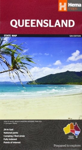 Queensland State Map O/P Use 9321438001713