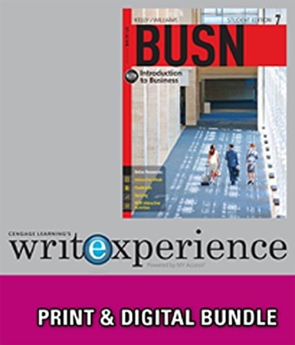 Bundle: BUSN 7 + Cengage Learning Write Experience 2.0 Powered by MyAccess, 1 term (6 months) Printed Access Card