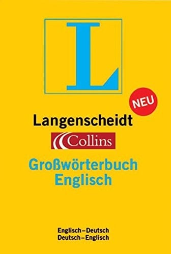 Langenscheidt Collins Grosswörterbuch Englisch Englisch-Deutsch, Deutsch-Englisch