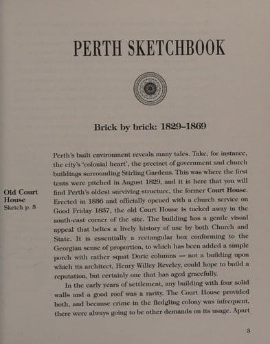 Perth Sketchbook