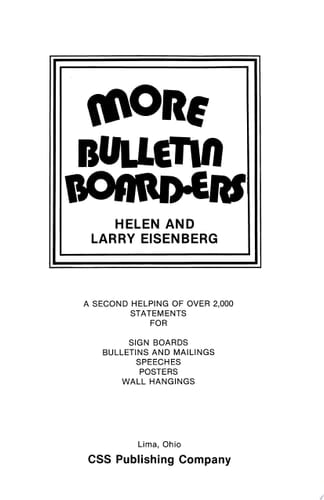 More Bulletin Boards-Ers