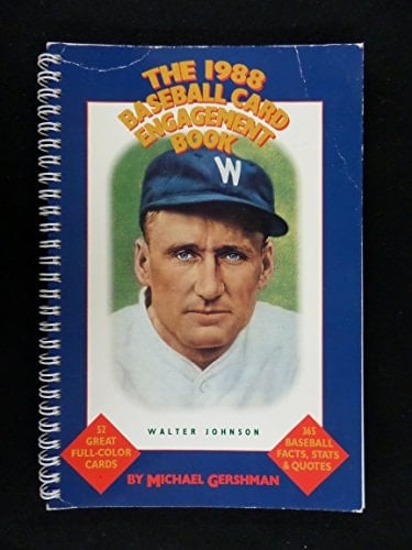 1988 Baseball Card Engagement Book
