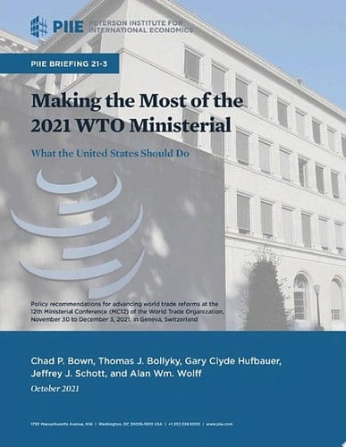 Making the most of the 2021 WTO ministerial What the United States should do
