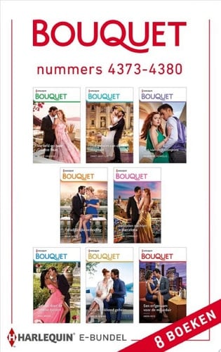 Bouquet e-bundel nummers 4373 - 4380 Verliefd op haar Griekse baas / Het geheim van de magnaat / Kus van de kroonprins / Paradijselijke verleiding / Verboden nachten in Barcelona / Gekust door de rebelse tycoon / ... 8-in-1