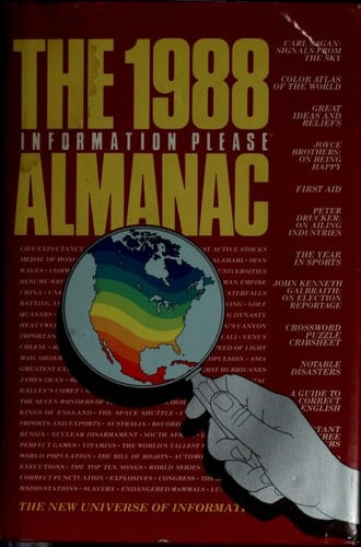 Information Please Almanac, Atlas and Yearbook 1988