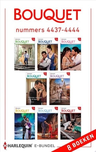 Bouquet e-bundel nummers 4437 - 4444 Gered door de prins / Een bruid voor de woestijnkoning / Gevallen voor de arrogante vorst / Verboden verlangen naar de baas / Verleid in het kasteel / Nacht in het bed van haar rivaal / ... 8-in-1