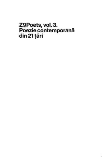 Z9Poets, vol. 3: Poezie contemporană din 21 de țări