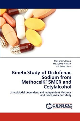 KineticStudy of Diclofenac Sodium from MethocelK15MCR and Cetylalcohol Using Model Dependent and Independent Methods and Bioequivalence Study