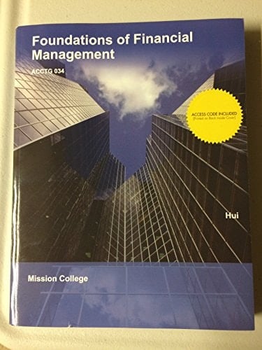 Foundations Of Financial Management
