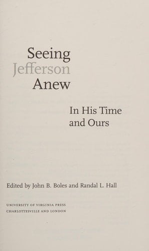 Seeing Jefferson Anew